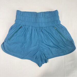FP Movement Running Shorts Stargazer Teal High Rise size Large